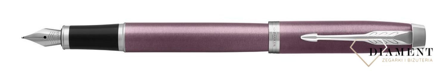 Pióro wieczne Parker IM Puroule 1931632 w jasnofioletowym kolorze z chromowanymi wykończeniami. Idealny pomysł na prezent z grawerem. Artykuły piśmiennicze na prezent. Świetny upominek marki Parker dla VIP-ów..jpg
