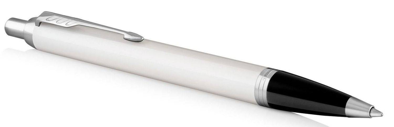 Długopis Parker IM White CT 1931675 to idealny pomysł na prezent z grawerem. Artykuły piśmiennicze na prezent. Grawer gratis. Świetny upominek marki Parker dla VIP-ów..jpg