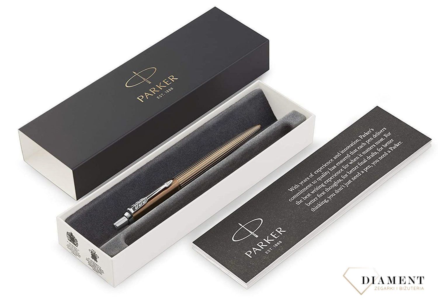 Długopis Parker Jotter Premium Carlisle Brown PinstripeA 1953201⇨  Pióra wieczne Parker, długopisy Parker. Najwyższa jakość za rozsądną cenę..webp