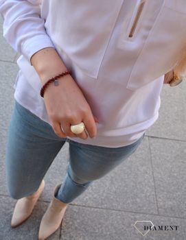 Pierścionek Ti Sento 'Cappuccino' w kolorze jasny żółty z tworzywa sztucznego. Pierścionek to idealny pomysł na prezent dla kobiety. Prezent dla mamy. Idealny prezent (4).JPG