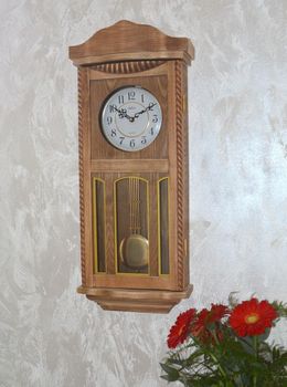 Zegar ścienny z wahadłem drewniany Dąb 20002-OAK2  ✓Zegary ścienne z wahadłem ✓Zegary szafkowe ✓ Drewniany zegar✓  Autoryzowany sklep✓ Kurier Gratis 24h (2).JPG