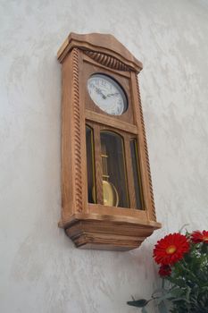 Zegar ścienny z wahadłem drewniany Dąb 20002-OAK2  ✓Zegary ścienne z wahadłem ✓Zegary szafkowe ✓ Drewniany zegar✓  Autoryzowany sklep✓ Kurier Gratis 24h (5).JPG