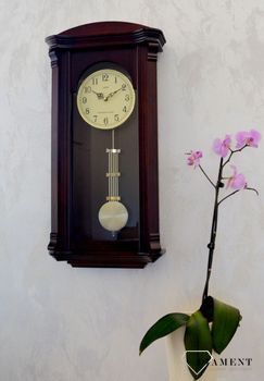 Zegar ścienny drewniany z wahadłem Adler 20008W ✓Zegar ścienny ✓Zegary na ścianę ✓ Zegary na kominek ✓ Drewniany zegar (2).JPG