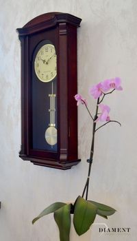 Zegar ścienny drewniany z wahadłem Adler 20008W ✓Zegar ścienny ✓Zegary na ścianę ✓ Zegary na kominek ✓ Drewniany zegar (3).JPG