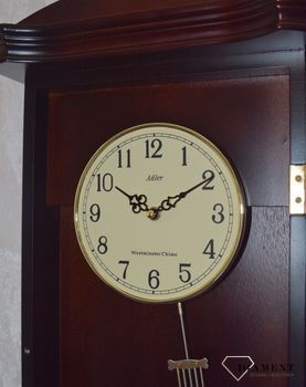 Zegar ścienny drewniany z wahadłem Adler 20008W ✓Zegar ścienny ✓Zegary na ścianę ✓ Zegary na kominek ✓ Drewniany zegar (5).JPG