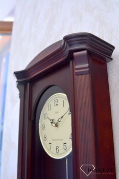 Zegar ścienny drewniany z wahadłem Adler 20008W ✓Zegar ścienny ✓Zegary na ścianę ✓ Zegary na kominek ✓ Drewniany zegar (6).JPG