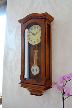 Zegar ścienny z wahadłem dębowy Adler 20024D ✓Zegary ścienne✓Zegary szafkowe ✓ Drewniany zegar (2).JPG