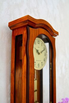 Zegar ścienny z wahadłem dębowy Adler 20024D ✓Zegary ścienne✓Zegary szafkowe ✓ Drewniany zegar (7).JPG