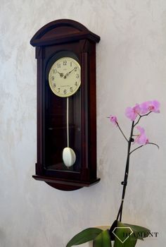 Zegar ścienny drewniany wenge Adler 20042W ✓Zegary ścienne✓Zegary szafkowe ✓ Drewniany zegar (3).JPG
