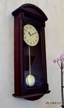 Zegar ścienny drewniany wenge Adler 20042W ✓Zegary ścienne✓Zegary szafkowe ✓ Drewniany zegar (4).JPG