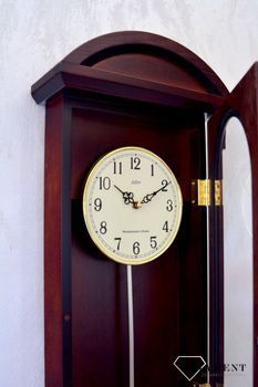 Zegar ścienny drewniany wenge Adler 20042W ✓Zegary ścienne✓Zegary szafkowe ✓ Drewniany zegar (5).JPG