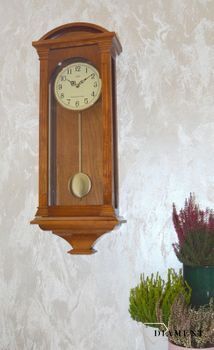 Zegar ścienny drewniany Adler dębowy 20128D ✓Zegary ścienne dębowe wiszące ✓Zegary szafkowe ✓ Drewniany zegar (2).JPG