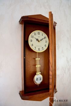 Zegar ścienny wiszący drewniany dębowy Adler 20130D to zegar drewniany wiszący z wahadłem idealny do stylowych, drewnianych wnętrz. ✓Zegary ścienne ✓Zegary szafkowe ✓ Drewniany zegar (2).JPG