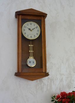 Zegar ścienny wiszący drewniany dębowy Adler 20130D to zegar drewniany wiszący z wahadłem idealny do stylowych, drewnianych wnętrz. ✓Zegary ścienne ✓Zegary szafkowe ✓ Drewniany zegar (9).JPG