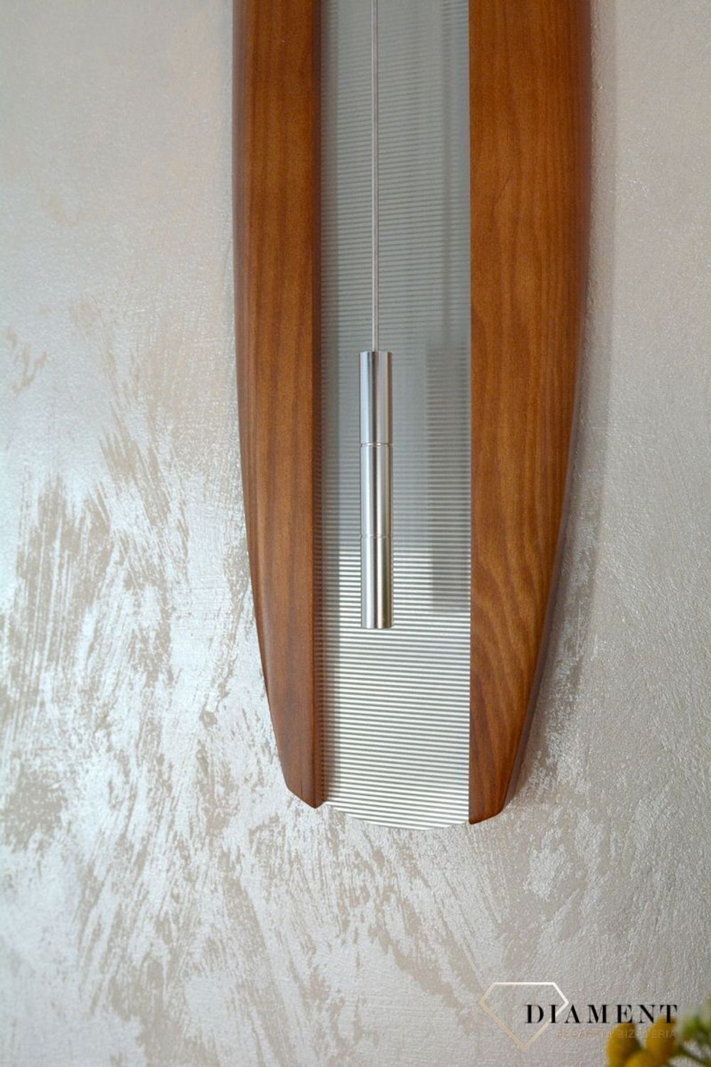 Zegar ścienny drewniany Adler 20229D. Zegar ścienny drewniany z wahadłem. Zegar na ścianę z wahadłem, drewniany. Zegar drewniany orzech. Prezent na parapetówkę (2).JPG