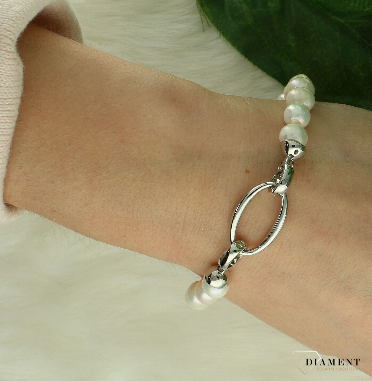 Bransoletka damska ponadczasowa Perła naturalna z ozdobnym zapięciem 20271602 08. Bransoletka damska z perłami. Bransoletka z perłami naturalnymi. Bransoletka z ozdobnym zapięciem. Bransoletka z perłami na prezent..jpg