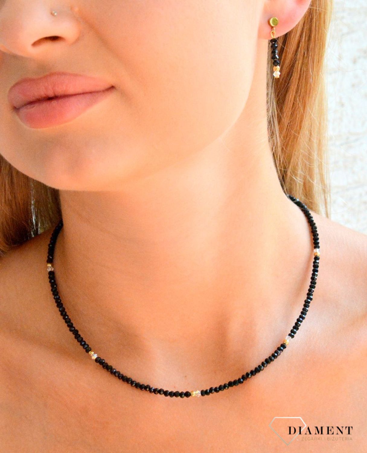 Naszyjnik damski Swarovski Coeur de Lion Little Twinkle 2033101300. Damski naszyjnik ze stali. Naszyjnik damski marki  Coeur de Lion. Naszyjnik z kryształami Swarovskiego. Naszyjnik z kamieniami na prezent (2).jpg