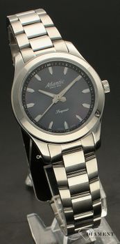 Zegarek damski  Atlantic Seapair Sapphire 20335.41.01BK zachwyca mieniącą się tarczą wykonaną z masy perłowej, na której umieszczon (1).jpg