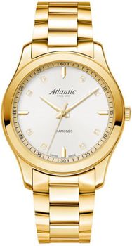 Zegarek Atlantic Sapphire 20335.45.07 Damski Zegarek Swiss Made Złoty.jpg