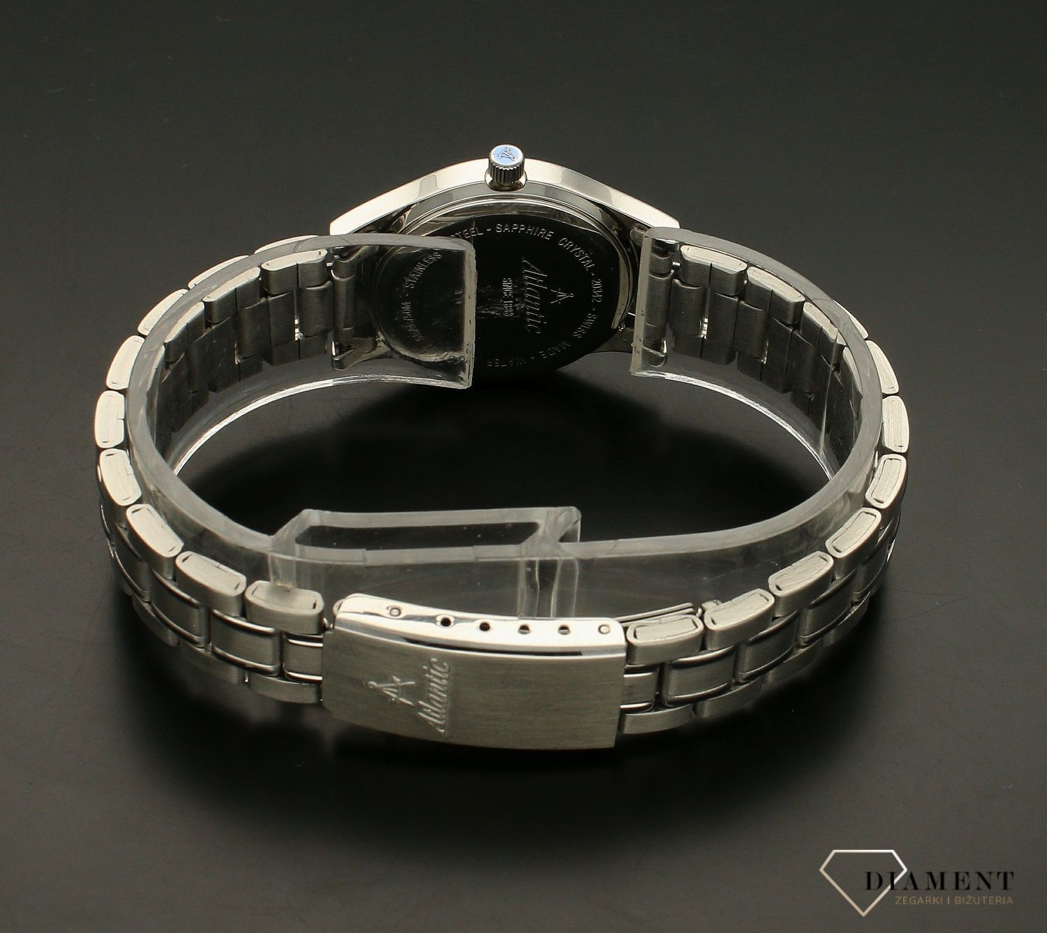 Zegarek damski Atlantic Classic Sapphire 20347.41.13. Atlantic Seabase to najbardziej klasyczne zegarki wykonane przy użyciu wysokiej klasy materiałów. Każdy z czasomierzy został wyposażony w szafirowe szkiełko, które jest niezwykle odporne na.jpg