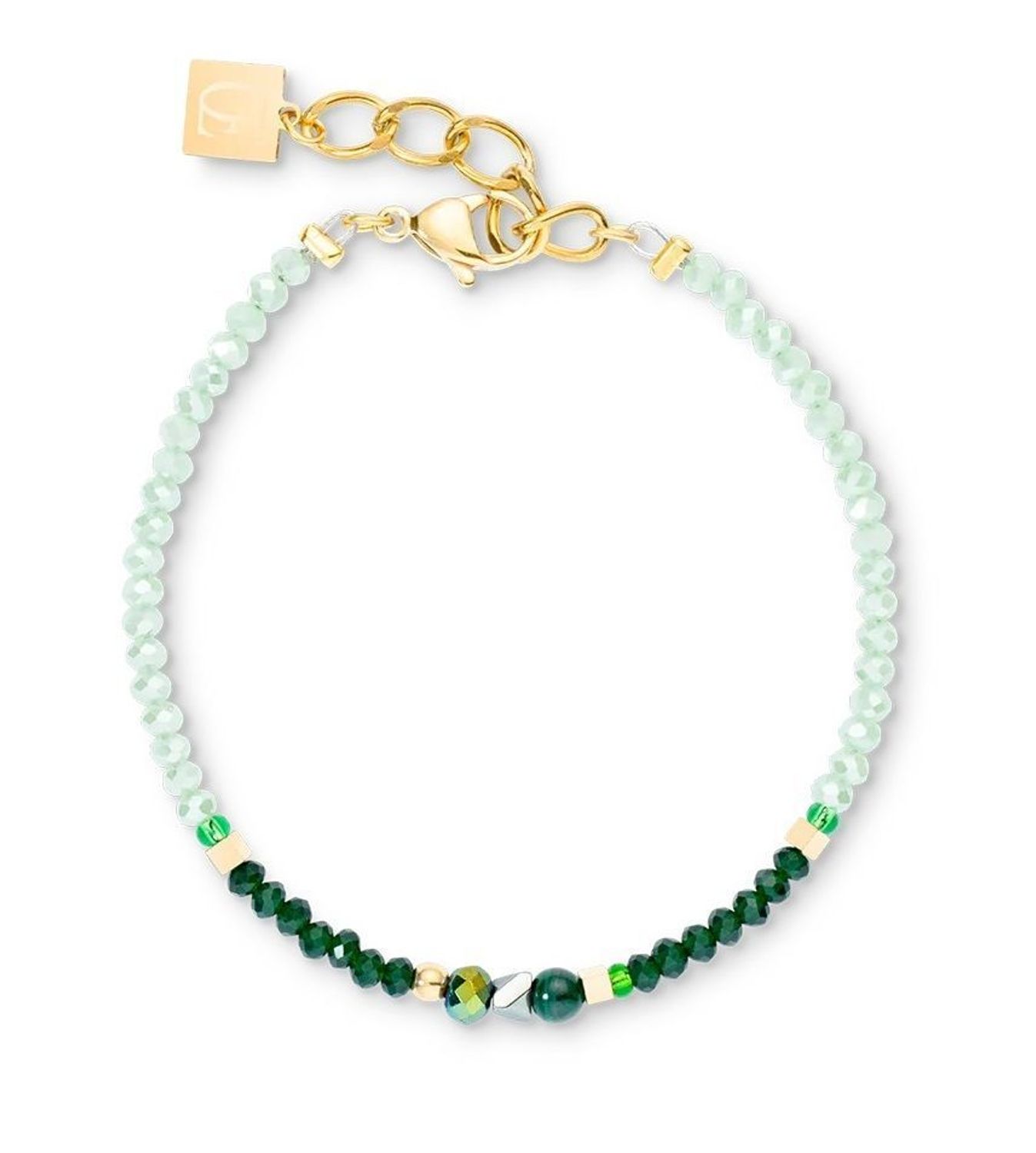 Bransoletka damska Coeur de Lion w odcieniu zieleni z malachitem 2035300516.jpg