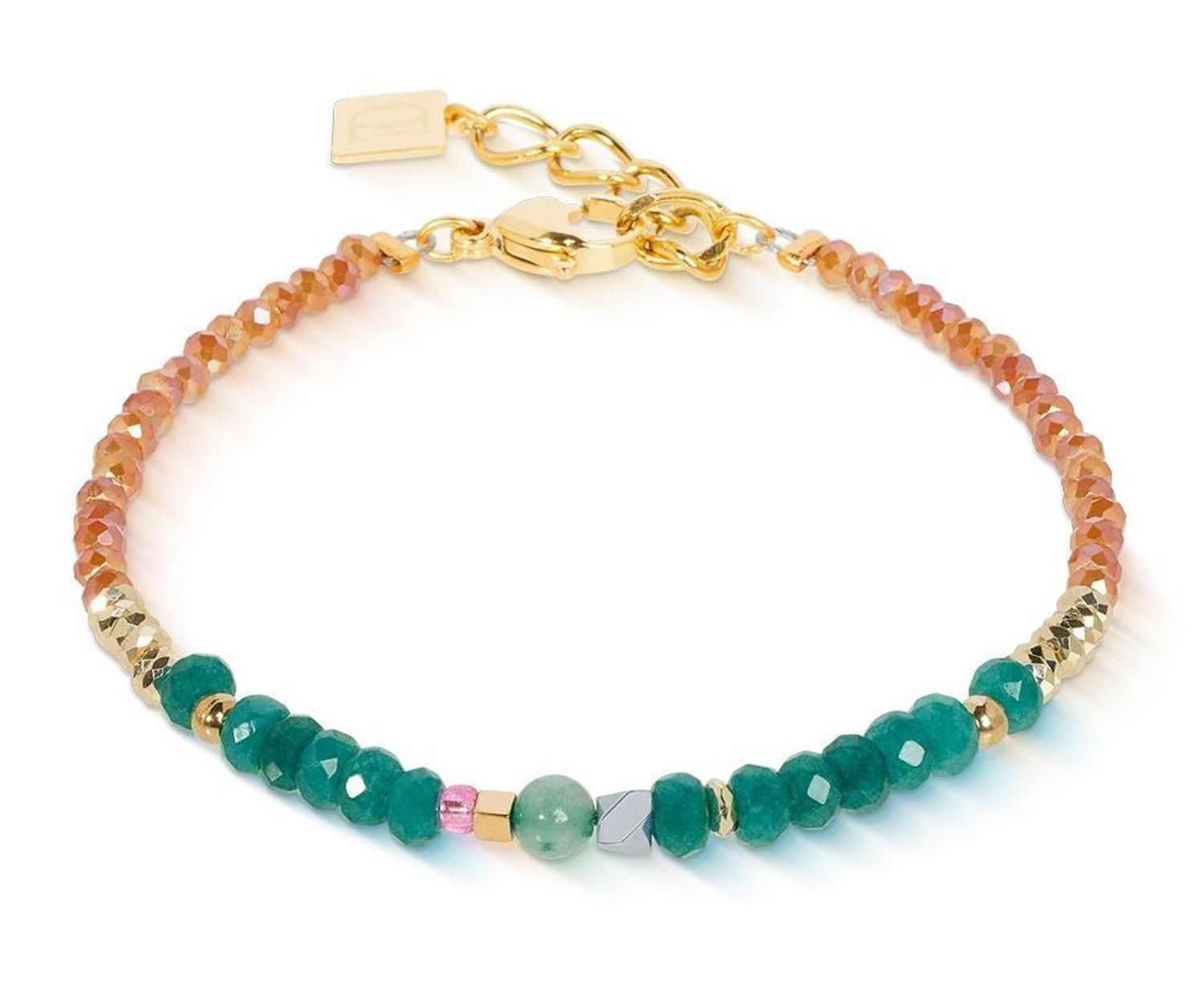 Bransoletka Amulet Modern Future Gold Multicolor 2036301583 – COEUR DE LION  Boho z kamieni naturalnych.jpg