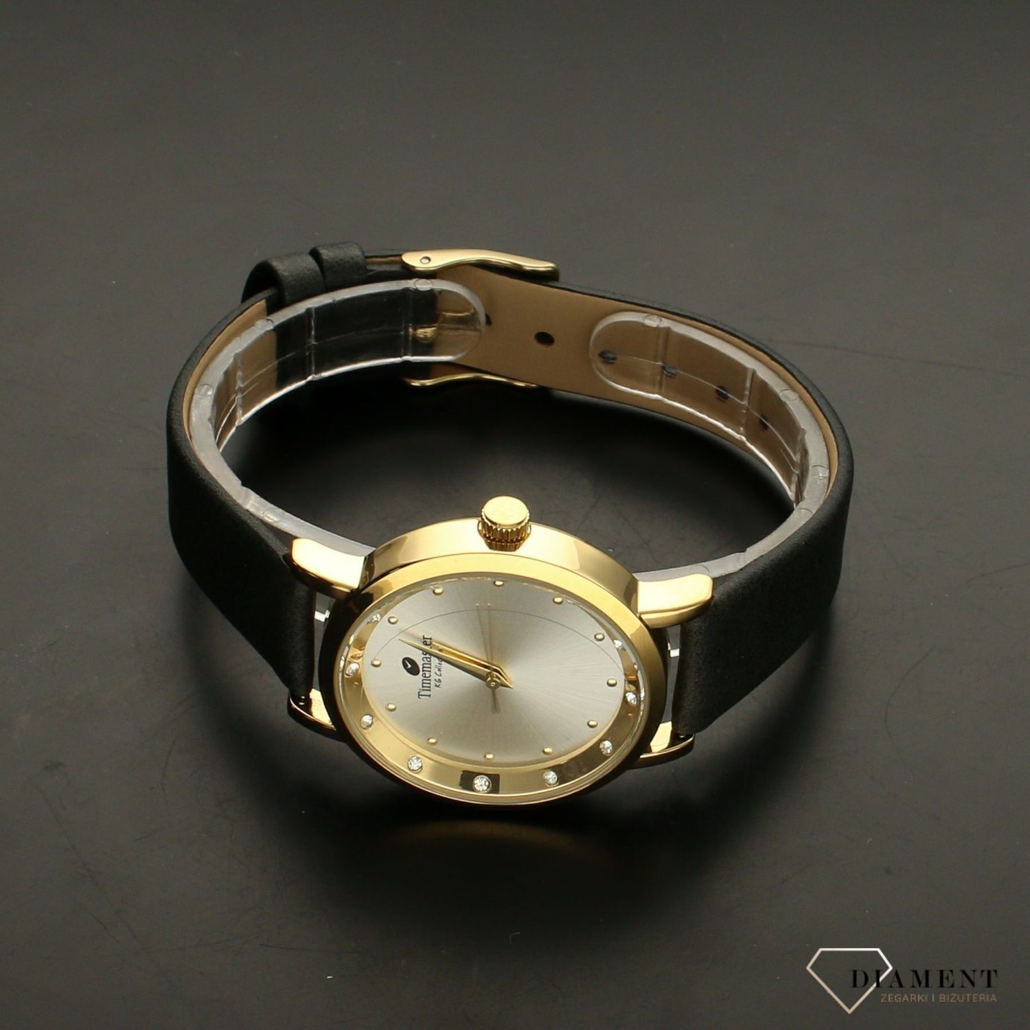 Zegarek damski na pasku TIMEMASTER 205-21.  Zegarek damski na pasku. Zegarek damski klasyczny. Zegarek damski na skórzanym pasku. Zegarek damski na każdą okazję. Zegarek damski idealny.jpg