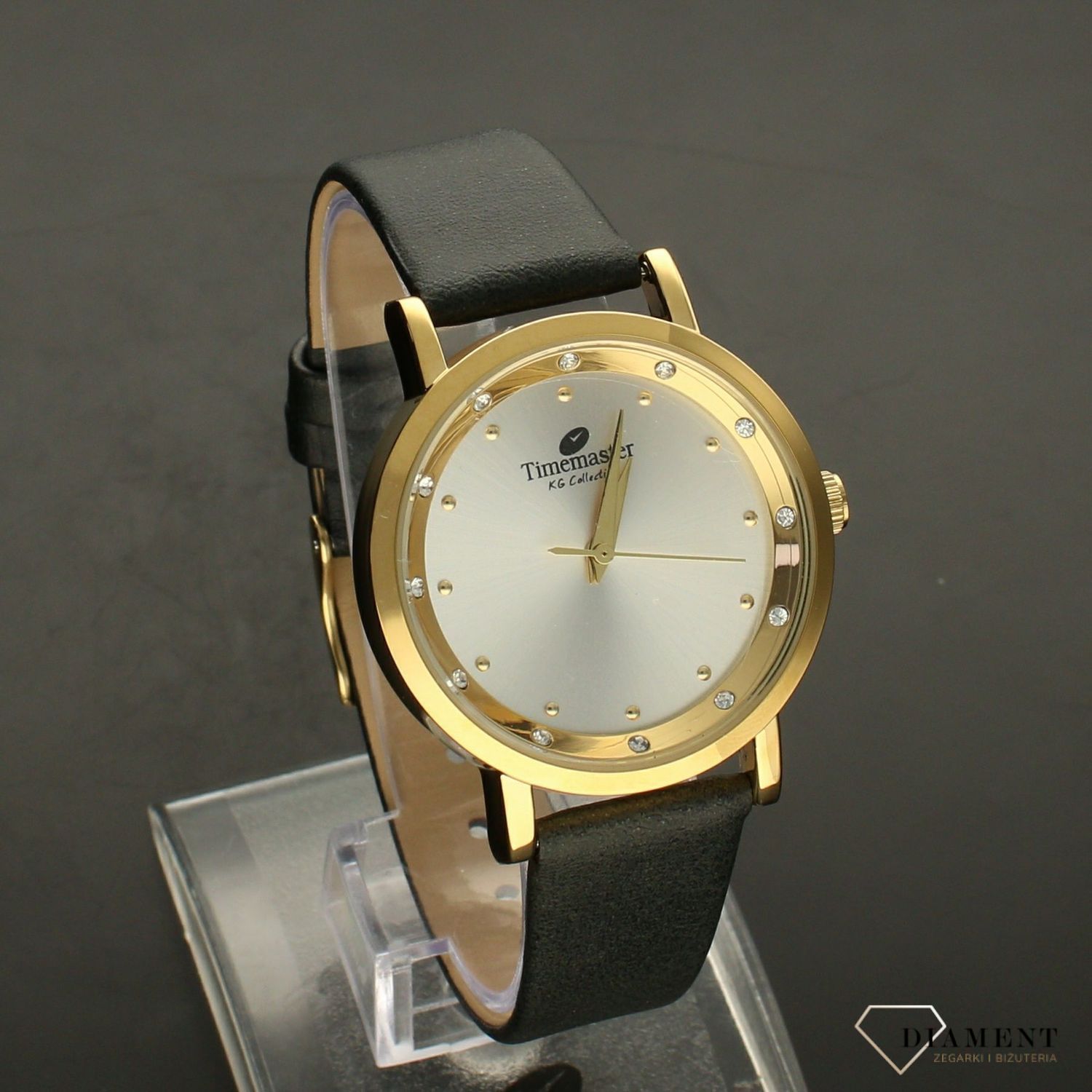 Zegarek damski na pasku TIMEMASTER 205-21.  Zegarek damski na pasku. Zegarek damski klasyczny. Zegarek damski na skórzanym pasku. Zegarek damski na każdą okazję. Zegarek damski idealny.jpg