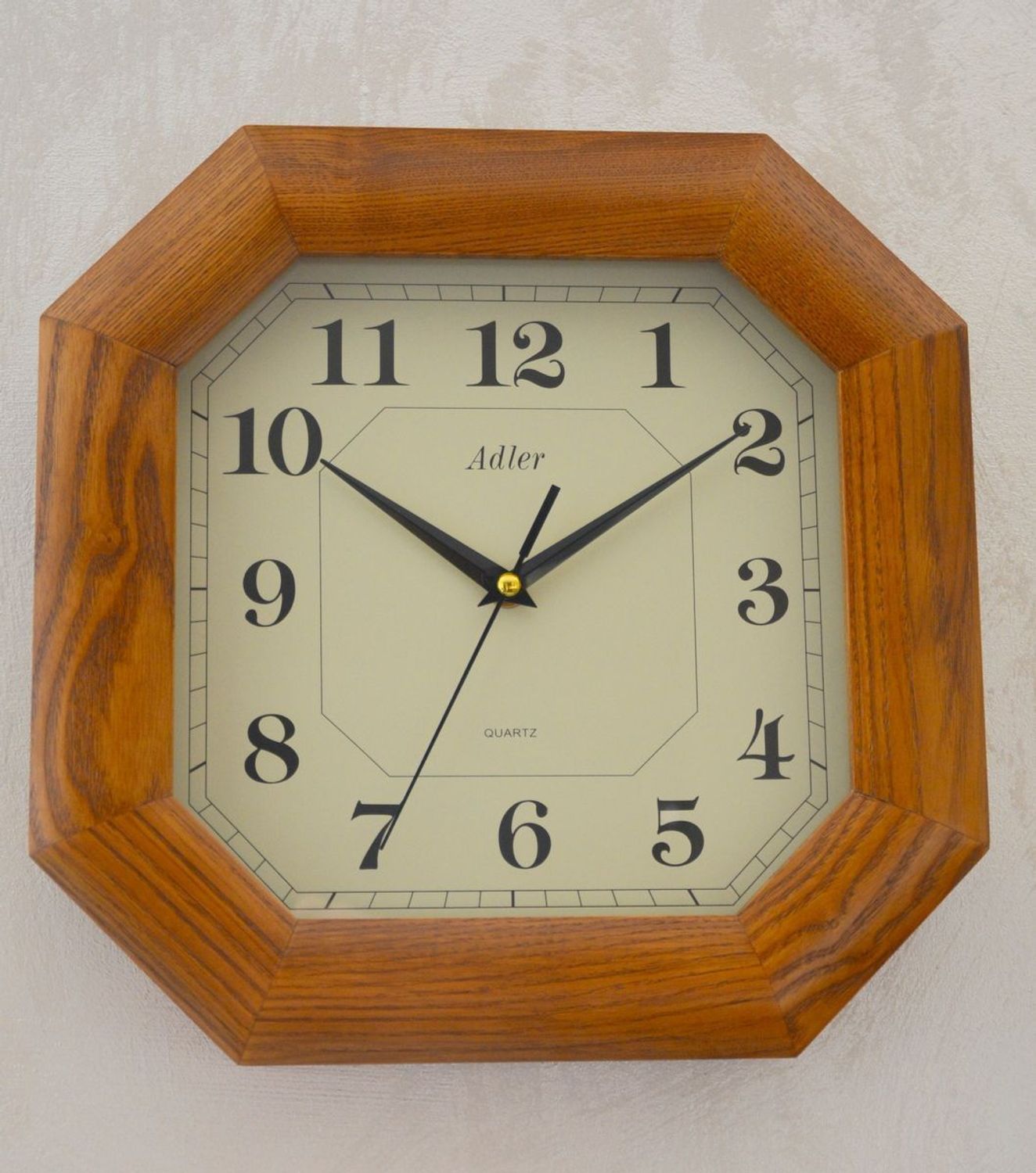Zegar ścienny drewniany niemiecki Adler 21003D (3).JPG