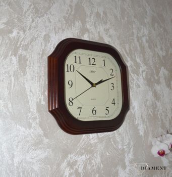 Zegar ścienny drewniany niemiecki Adler 21005W (1).JPG