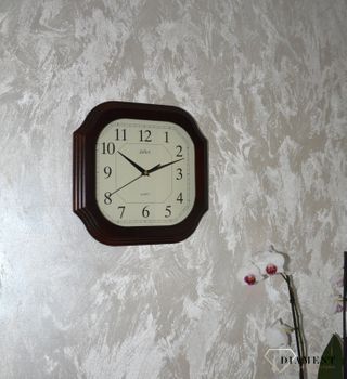 Zegar ścienny drewniany niemiecki Adler 21005W (3).JPG