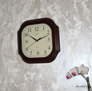 Zegar ścienny drewniany niemiecki Adler 21005W (5).JPG