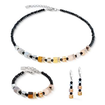 Naszyjnik damski GeoCUBE® Precious Nature Tricolor 210110-1633 – naturalne kamienie  COEUR DE LION (2).jpg