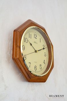 Zegar ścienny drewniany, dębowy Adler 21023D (6).JPG