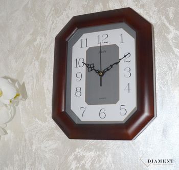 Zegar na ścianę drewniany Adler 21046W ✓Zegary ścienne✓Zegary na ścianę  ✓ Drewniany zegar✓ (4).JPG