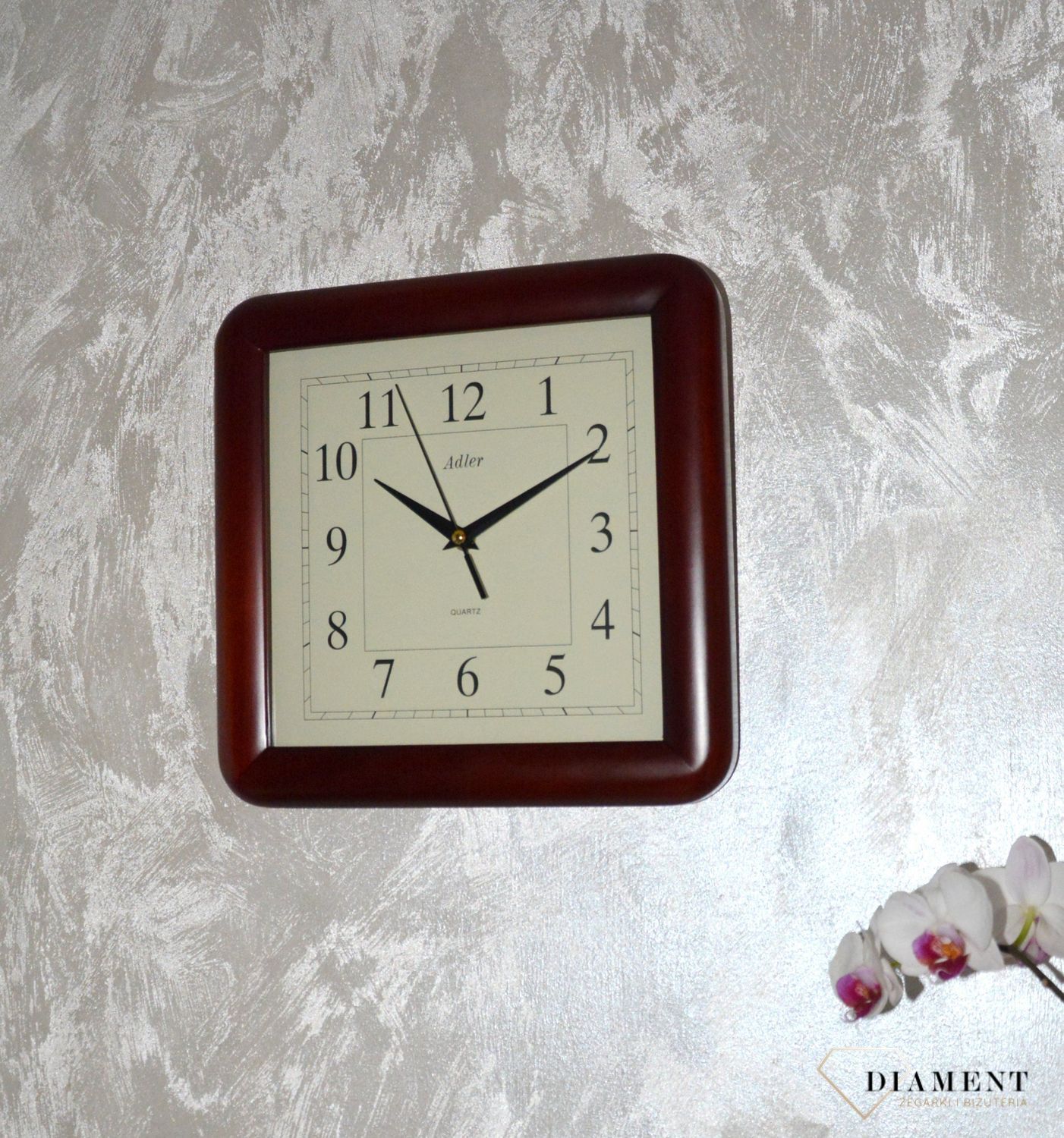 Zegar ścienny drewniany Adler 21047CH (4).JPG