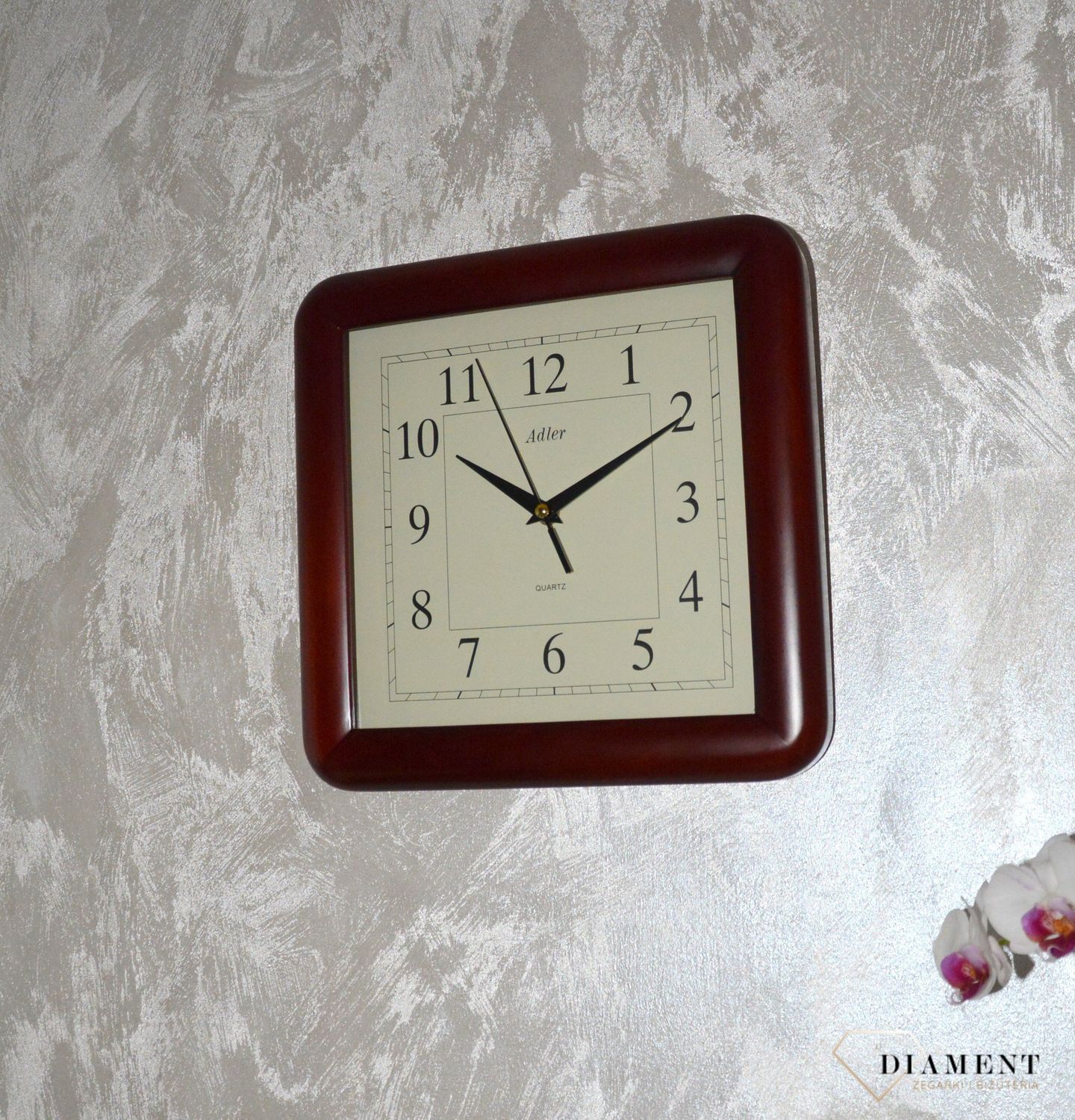 Zegar ścienny drewniany Adler 21047CH (4).JPG