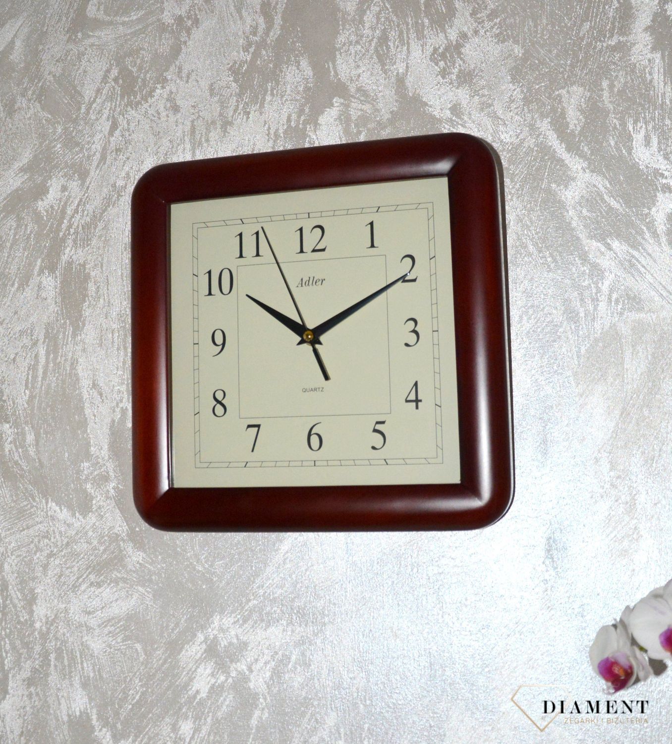 Zegar ścienny drewniany Adler 21047CH (4).JPG