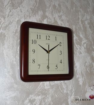 Zegar ścienny drewniany Adler 21047W (5).JPG