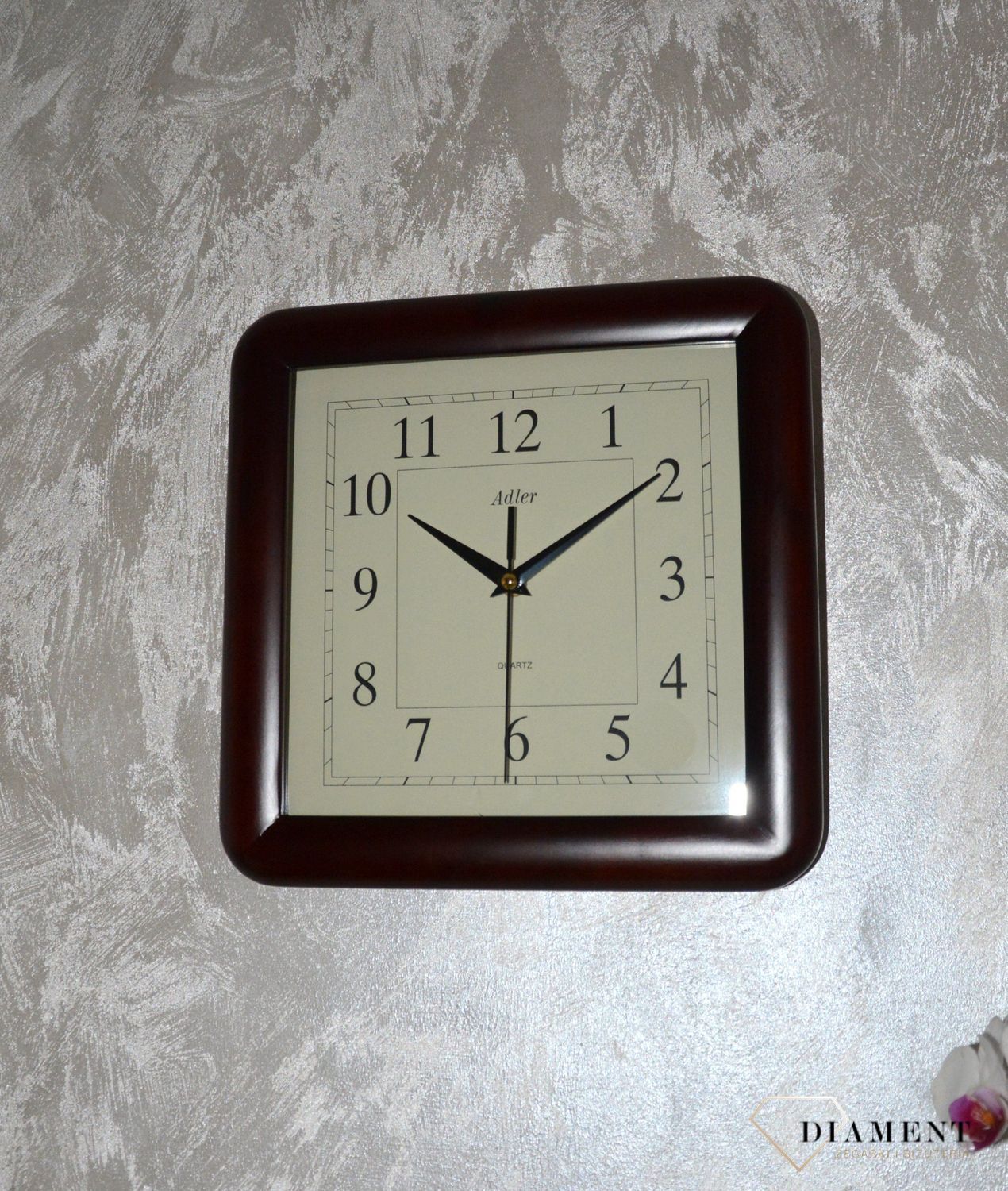 Zegar ścienny drewniany Adler 21047W (2).JPG