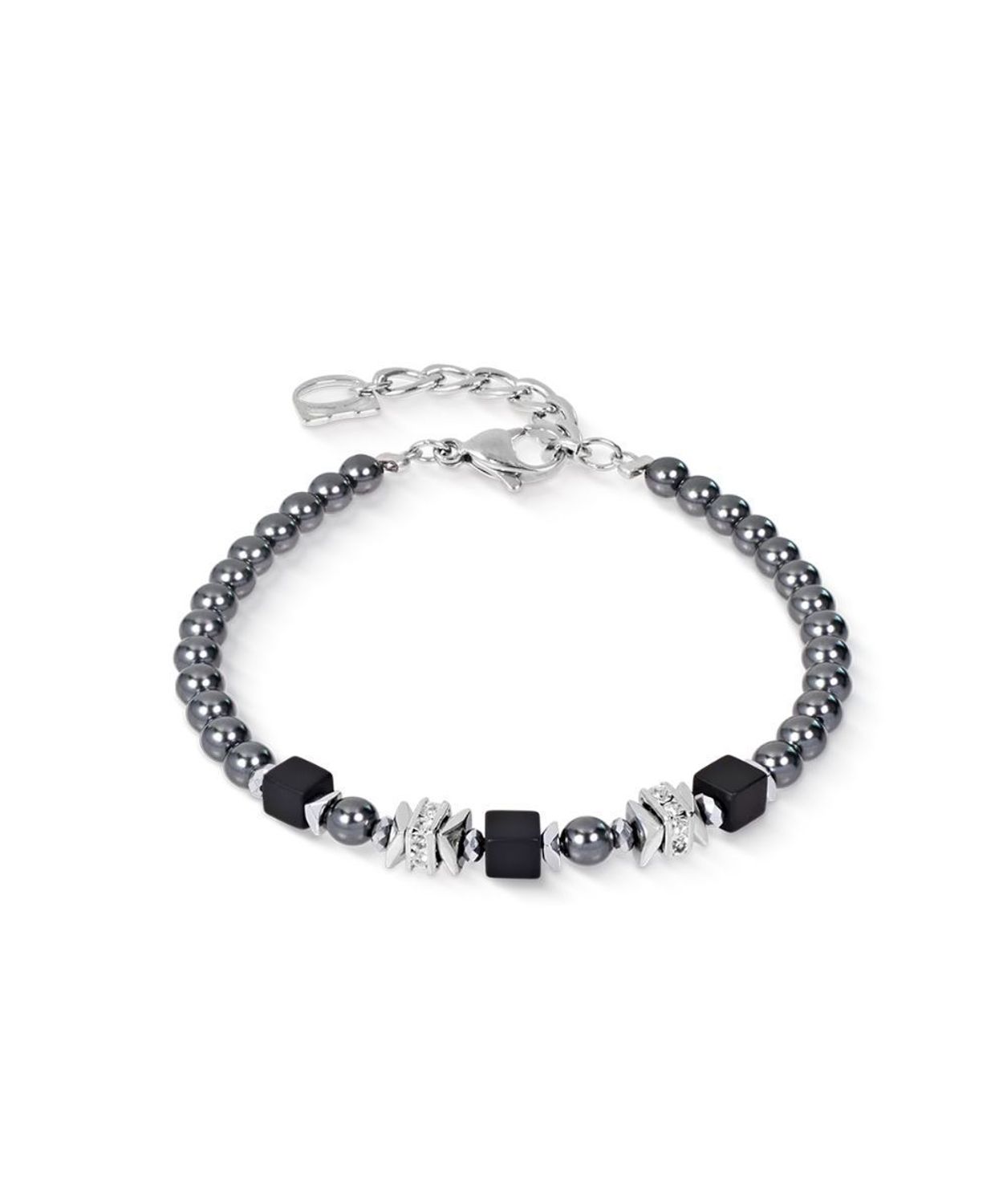 Bransoletka COEUR DE LION Beads & Pearls Anthracite.jpg