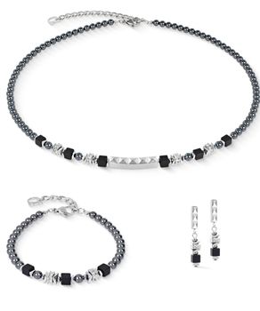 Bransoletka COEUR DE LION Beads & Pearls Anthracit.jpg