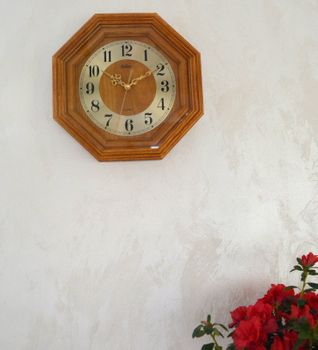Zegar ścienny drewniany do salonu marki Adler 21087D dębowy ✓Zegary ścienne✓Zegary na ścianę  ✓ (3).JPG