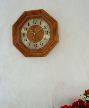 Zegar ścienny drewniany do salonu marki Adler 21087D dębowy ✓Zegary ścienne✓Zegary na ścianę  ✓ (4).JPG