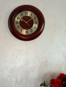 Zegar ścienny drewniany Drewno mahoń 21090CH ✓Zegary ścienne ✓Zegary na ścianę  ✓ Drewniany zegar✓  Autoryzowany sklep✓ Kurier Gratis 24h (4).JPG