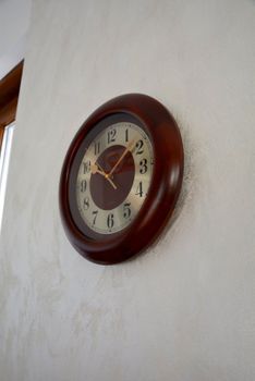 Zegar ścienny drewniany Drewno mahoń 21090CH ✓Zegary ścienne ✓Zegary na ścianę  ✓ Drewniany zegar✓  Autoryzowany sklep✓ Kurier Gratis 24h (6).JPG