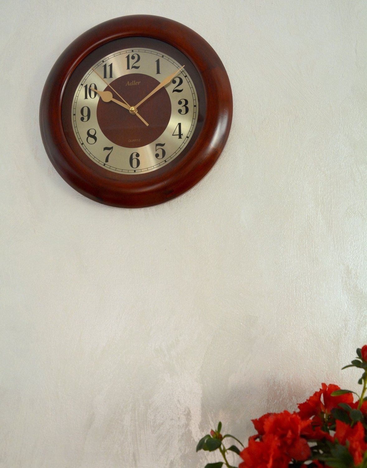 Zegar ścienny drewniany Drewno mahoń 21090CH ✓Zegary ścienne ✓Zegary na ścianę  ✓ Drewniany zegar✓  Autoryzowany sklep✓ Kurier Gratis 24h (2).JPG