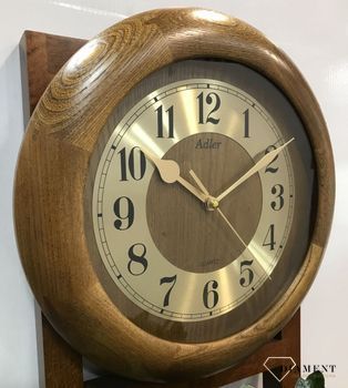 Drewniany zegar ścienny marki Adler 21090D.jpg