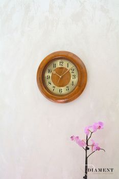 Zegar ścienny drewniany dębowy 21090D ✓Zegary ścienne✓Zegary na ścianę  ✓ Drewniany zegar (7).JPG