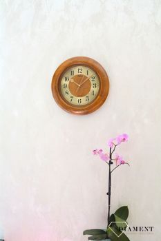 Zegar ścienny drewniany dębowy 21090D ✓Zegary ścienne✓Zegary na ścianę  ✓ Drewniany zegar (8).JPG